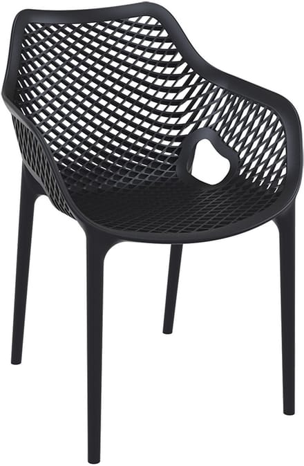 Garden Impressions Air XL design tuinstoel zwart