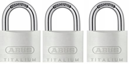 ABUS 726TI/40 Beugelslot Aluminium - Triples Systeem