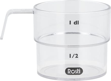 Rosti Mensura Deciliter maat Dia 6 cm 100 ml Helder