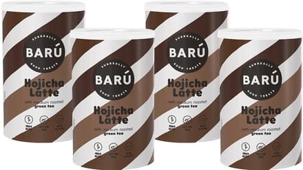 BARÚ Hojicha Latte - Instant Theepoeder - 4 x 250g - 64 porties