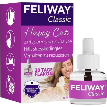 Accessoires: Navulfles voor 30 dagen, 48 ml voor FELIWAY Classic Kat