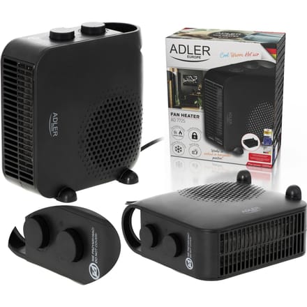 Verwarming Verwarming Elektrische verwarming 2000W met ventilatorfunctie Thermostaat Temperatuurregeling Koudstraal