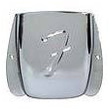 Fender Bridge Cover Jazz bas Chrome - Basgitaaronderdeel