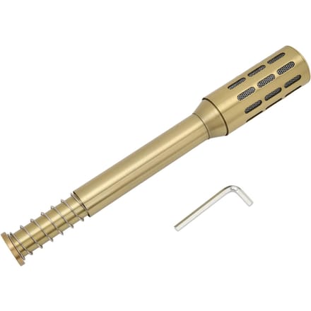 Bâtonnet de Moxibustion en Cuivre Portatif Multifonctionnel Bâtonnet de Moxa Massant en Cuivre pour Salon de Beauté beige