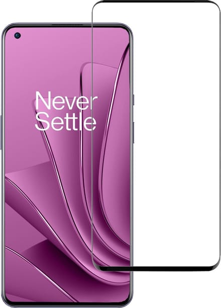 Screenprotector - Geschikt voor OnePlus 10 Pro - Full Cover - Gehard Glas - Beschermglas - Tempered Glass - Screen Protector