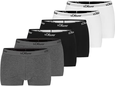 s.Oliver Heren retro short / pant 6 pack Basic