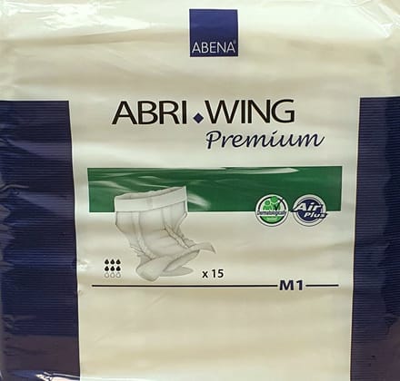 Abena Wing Premium 1 Medium - 1 paquet de 15 protections