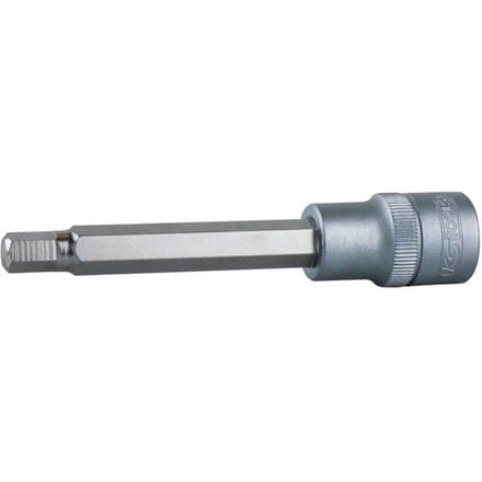 KS Tools - Schroevendraaier Bit - Zeskant - Mat Satijn - DIN 7422