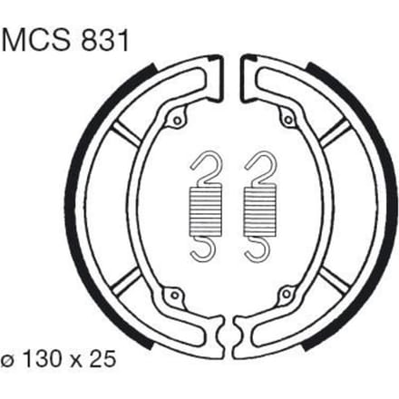 Remschoenset TRW MCS831