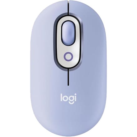 Logitech POP MOUSE Draadloze Muis Bluetooth Muis Hoge Uitstraling Kantoor Muis lichtblauwe kleur
