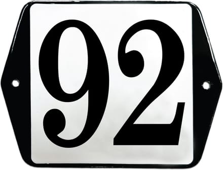 Emaille huisummer model oor - 92