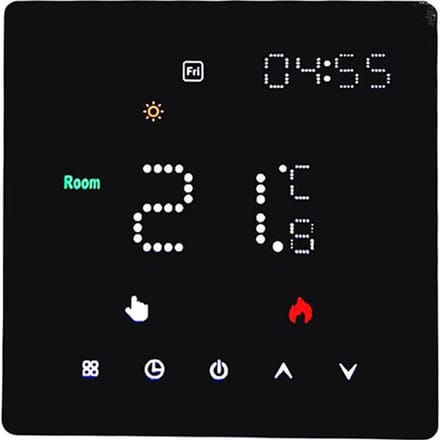 Tuya WIFI Temperatuurregelaar Wekelijks programmeerbare temperatuur Tijdinstelling Lichthelderheid K6MRH3A