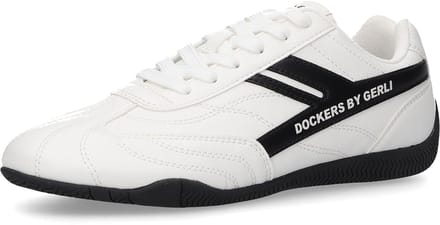 Dockers by Gerli Dames Sneaker 57JM201-610501 Veterschoen wit
