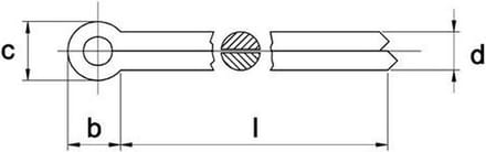 Splitpen Din94 1,6X25Mm Elvz - 1000 stuks
