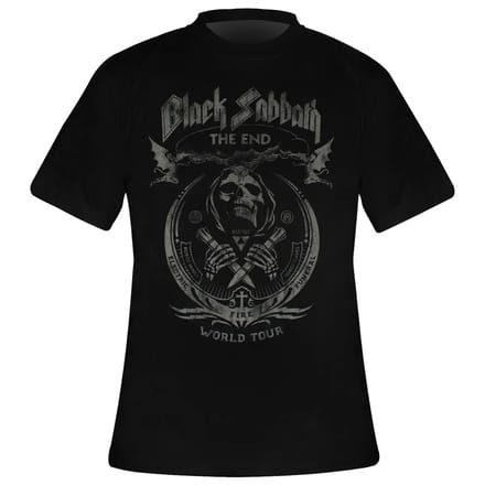Black Sabbath - The End Mushroom Cloud Heren T-shirt - L - Zwart