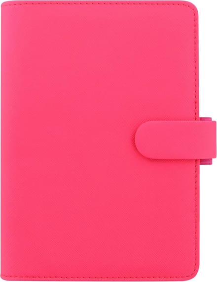 Personal Organizer A5 Formaat Saffiano Look met Snelle Sluiting en A5 Vullingen