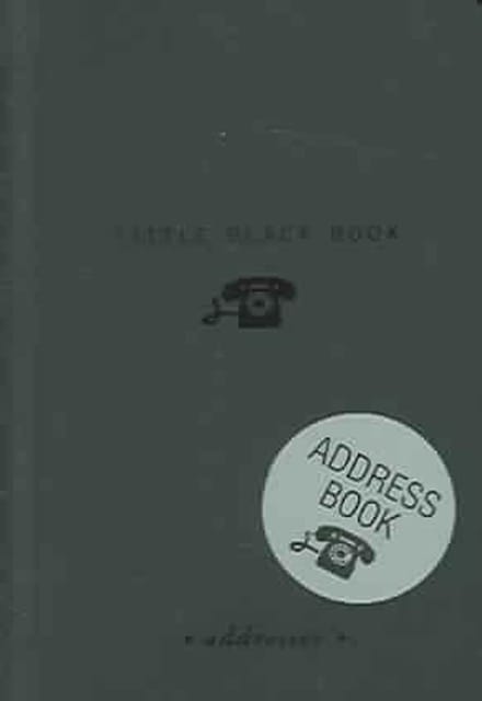 Addressbook Peter Pauper Little Black Book