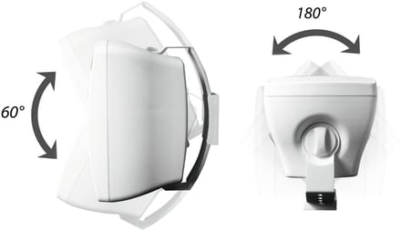 Omnitronic OD-5 Wandluidspreker 70 W Wit 1 paar