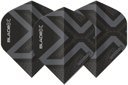Winmau Blade X Prism Delta Metallic Black - Dart Flights
