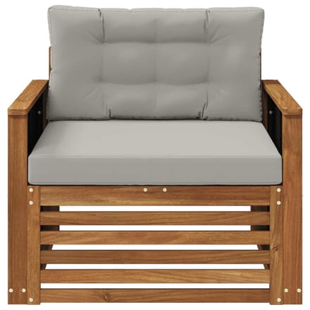 vidaXL - Buiten - Midden - Sofa - Naturel