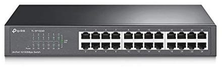 Netwerk-switch 24 poorten Unmanaged Fast Ethernet (10/100) Zwart