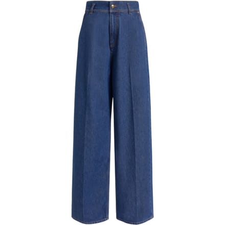 Vrouwenbroek Alberta Ferretti - blauwe denimbroek - blauw