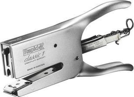 Rapid Heftzange Classic K1 - Platinum Edition, zilver