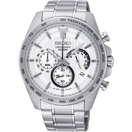 Edelstalen Seiko Chronograph | SSB297P1