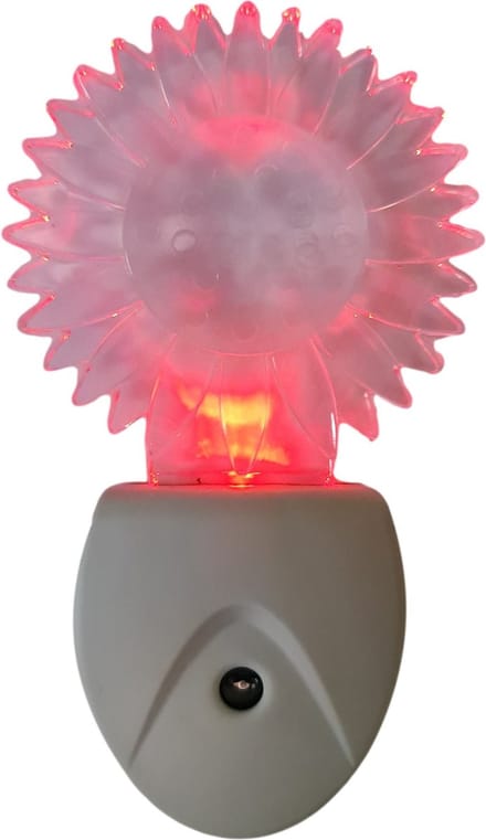 Nachtlampje RGB zonnetje | dagnachtsensor | 7 kleuren licht 0.5W