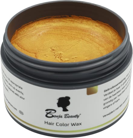 BenjaBeauty Haarwax - Haarkleuring - Haarverf - Carnaval- Halloween - Cosplay - Haarcrème - Goud