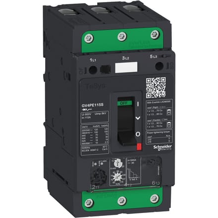 Schneider Electric GV4PE115N Motorbeveiligingsrelais 1 stuk(s) Instelbereik (stroomsterkte): 2 - 115 A