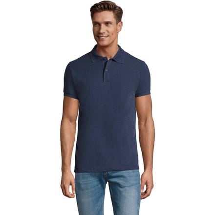 SOLS Heren Perfect Heather Poloshirt (Denim Heather)