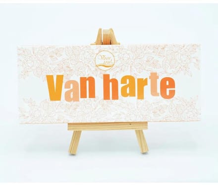 Voor Jou Chocoladereep - Wensreep -  Van Harte