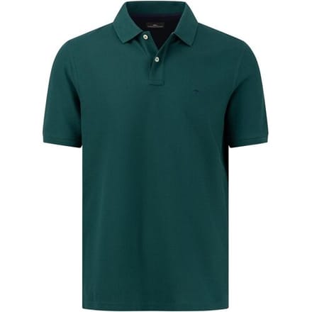 Fynch-Hatton Polo Uni Color Supima Cotton Dark Emerald / male