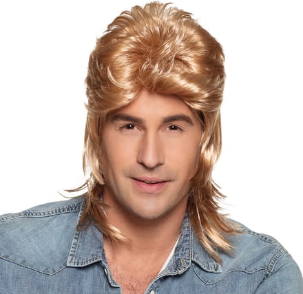 Boland - Pruik Jimmy blond Blond - Laagjes - Halflang - Mannen - -