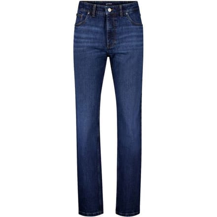 Gardeur Jeans Reza Blue Roots Authentic Denim Look Structure Comfort Stretch Dark Stone Blue Used / male