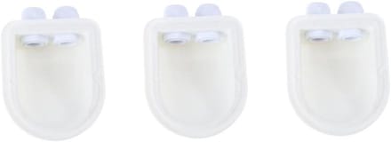 Zonnebeugel Connector - Paneel Bevestiging - Camper Energie - Dubbel Gat Ontwerp - 3 Stuks - Wit