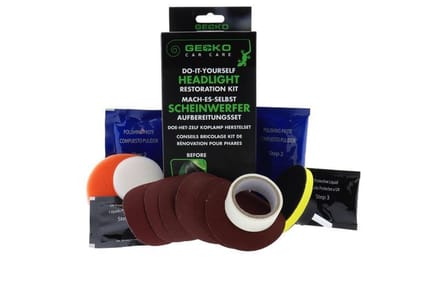 Koplamp Poetsen Set Headlight Polishing Kit Inclusief Polijstmiddel