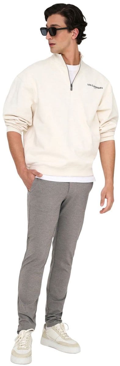 Only & Sons Heren Chino Broek slim Bruin 32W / 30L Volwassenen