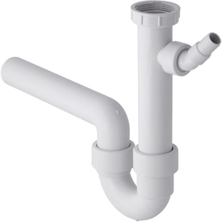 Geberit flush siphon DN 50 with connection for washing machine or dishwasher