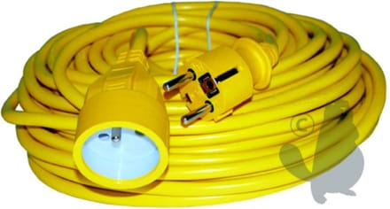 Elektrisch verlengsnoer PVC - Lengte: 40 m 3 × 1,5mm2