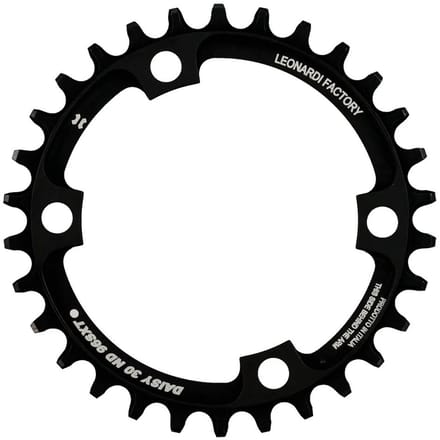 Leonardi Racing Daisy Asymmetric 96 Bcd Kettingblad Zwart 30t