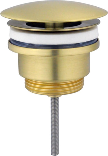 Fortifura Calvi Afvoerplug - always open - PVD - geborsteld messing (goud)