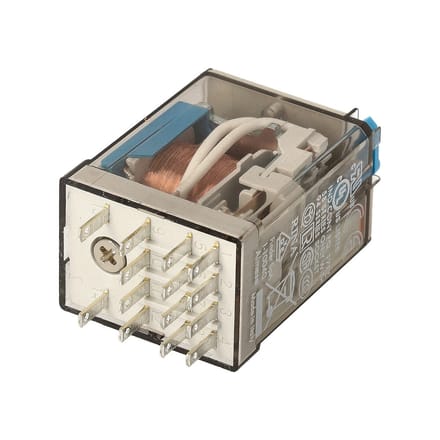 Finder 55.34 Industrieel Relais 4CO 7A 12VDC Met Testtoets - 55.34.9.012.0040