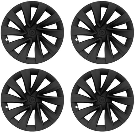 Fab.Labs Wieldoppen Tesla Model Y Juniper 2025+ - 20 inch - set van 4 - matzwart