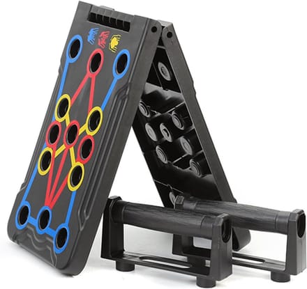 RUX® Push-upbord - Parallettes - Push-upbord - Zwart - 34cm x 21cm x 5cm