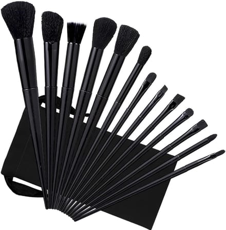 Solidchoice - Professionele Make-up Kwasten Set van 13 met Opbergtas