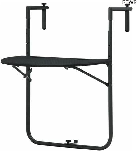 RFWR® Inklapbare Hangende Balkontafel voor Balkon - Ruimtebesparend en Weerbestendig