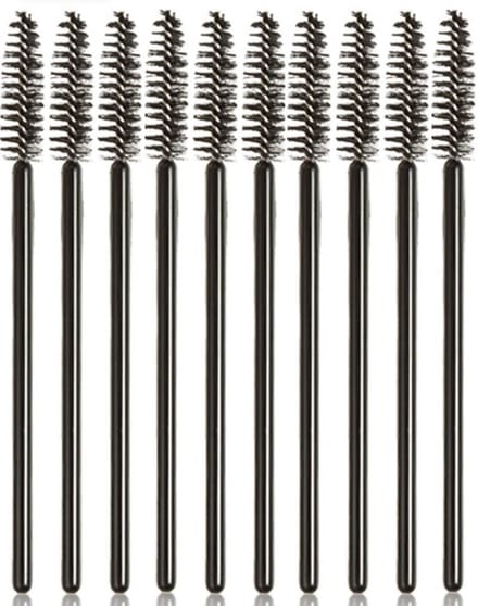 10 x lashes borsteltjes - mascara borsteltjes - disposable make-up brushes - make-up borsteltjes - wimper borsteltje