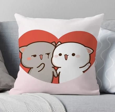 Velvet Cuddle Cats Collection kussenhoes - 45x45 cm
